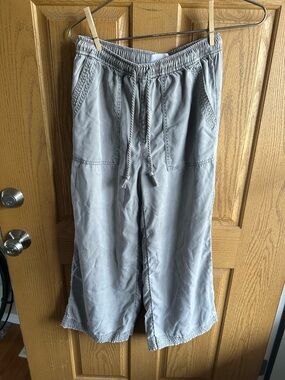 C&C California Light Gray Drawstring Waist Pants